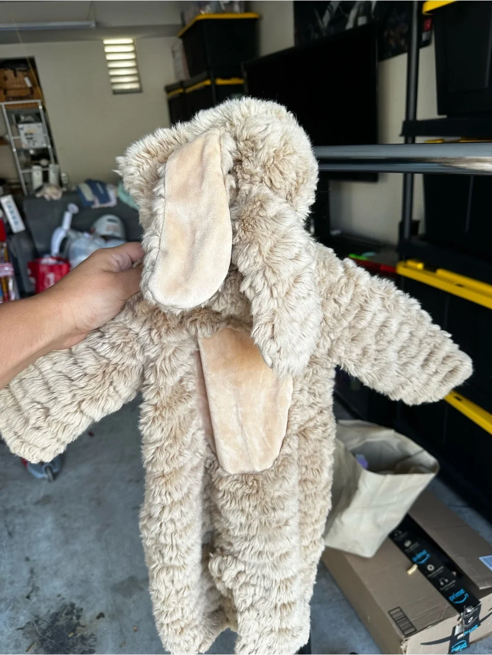 Pottery Barn Kids Beige Plush Bunny costume
